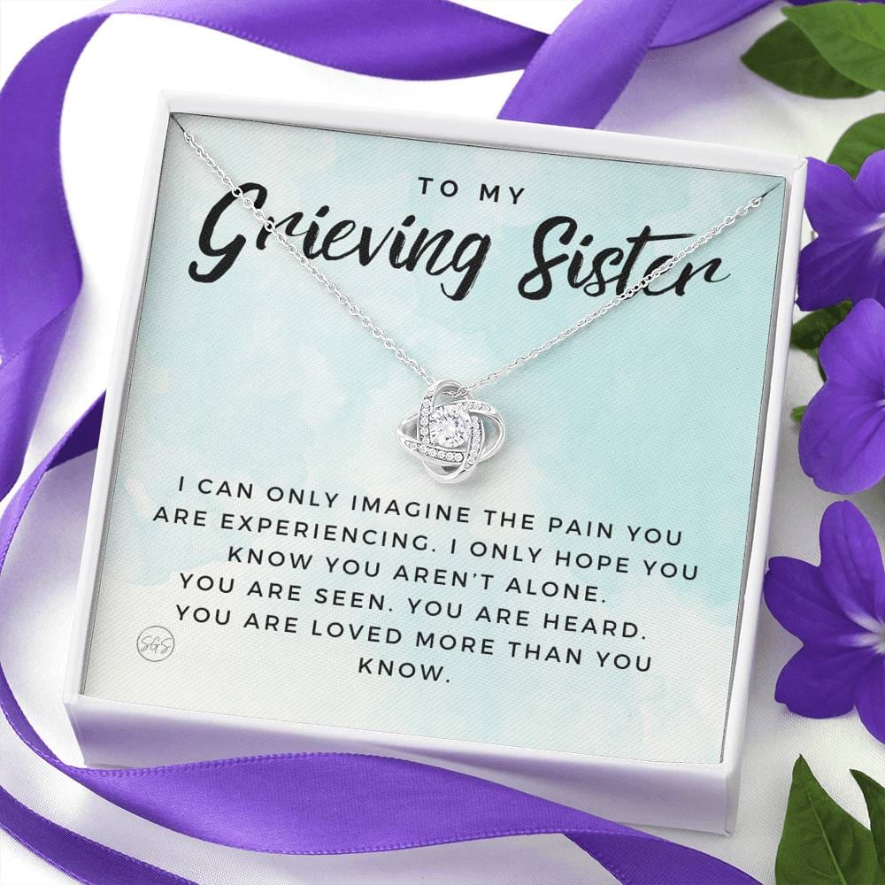 grieving sister 0709f Necklace Love Knot