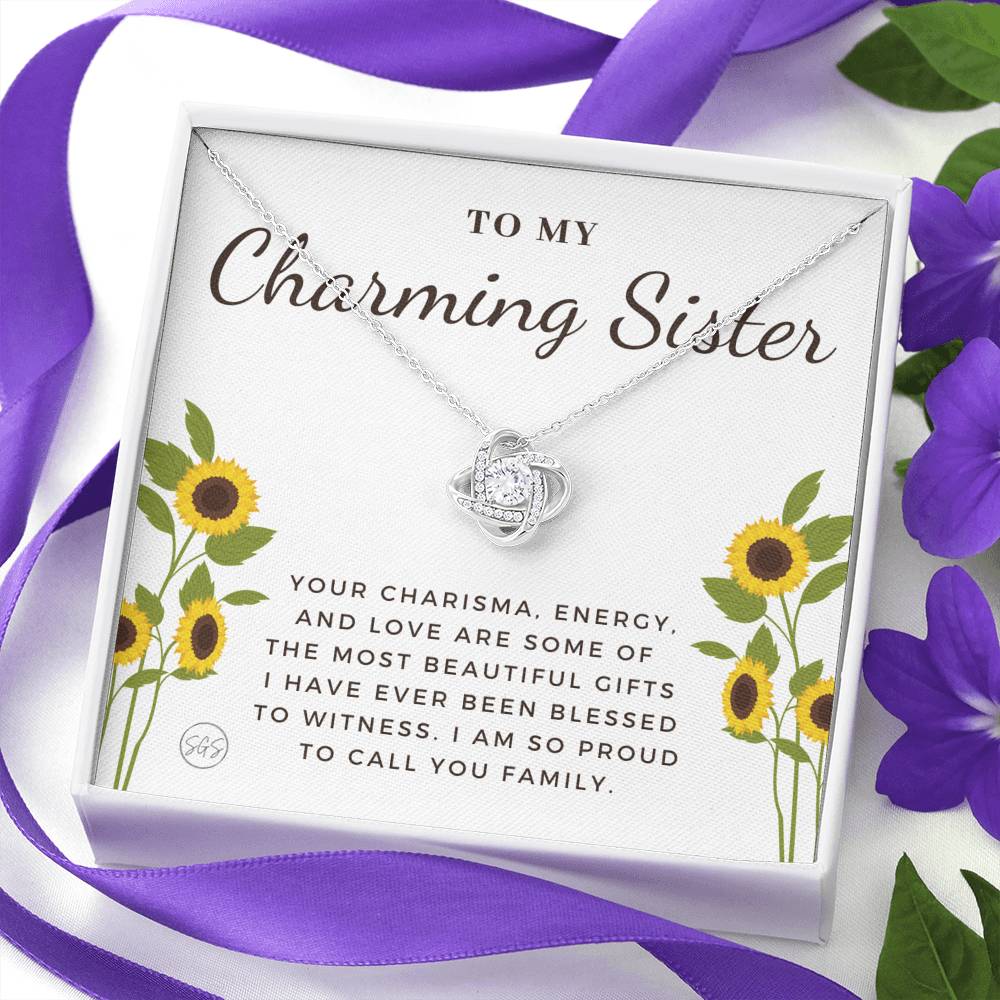 Charming Sister 0706D Necklace Love Knot