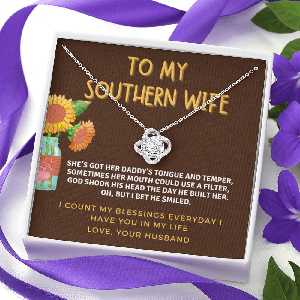 Love Knot - Southern Wife - Sunflower Jar