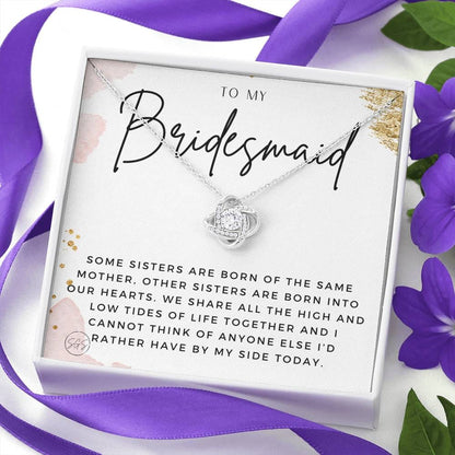 Bridesmaid 0712b Necklace Love Knot
