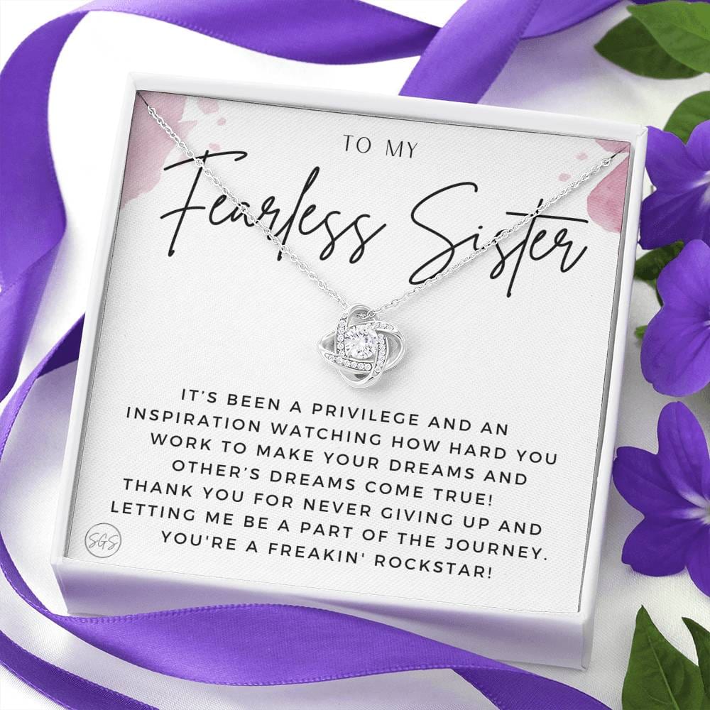 Fearless Sister 0705E Necklace Love Knot