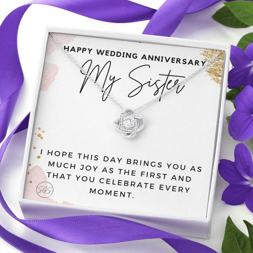 Sister Wedding Anni 0707e Necklace Love Knot