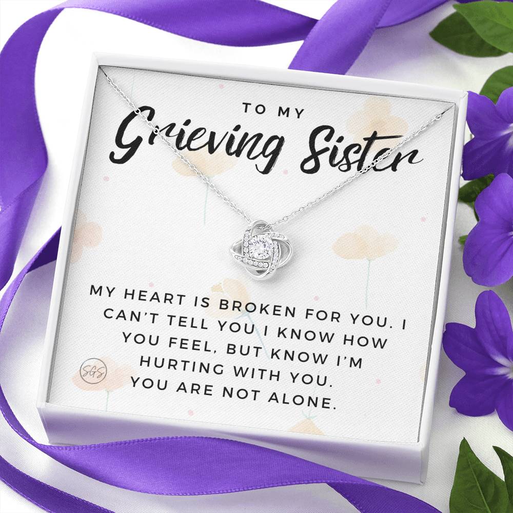 grieving sister 0709d Necklace Love Knot