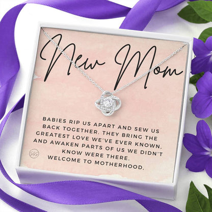 new mom 0709m Necklace Love Knot