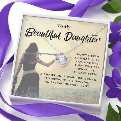 daughter 0721d Necklace Love Knot