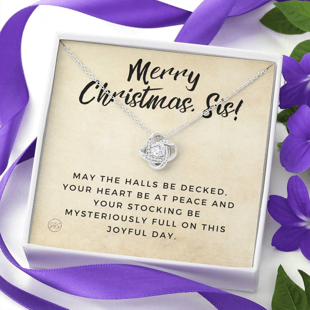 Xmas Sis 0712l Necklace Love Knot