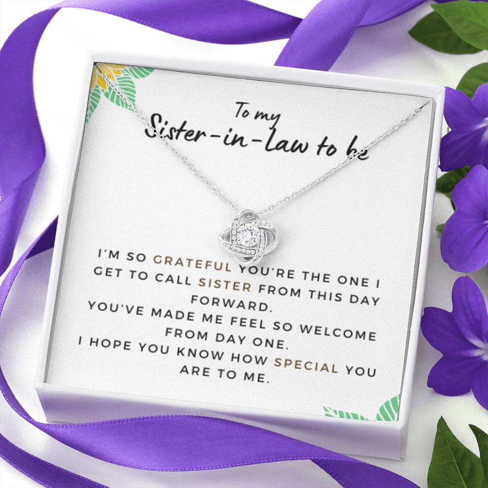 SisterinlawtoBeGrateful Necklace Love Knot