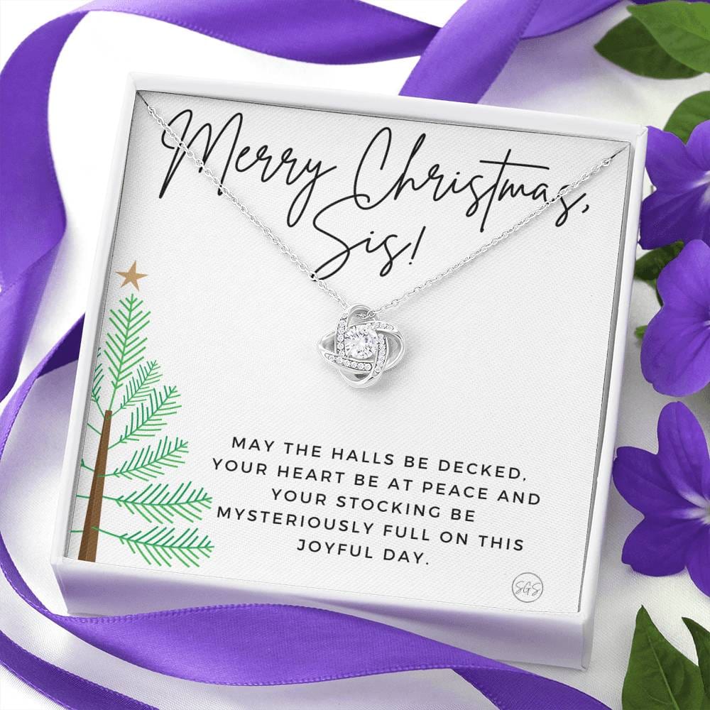 Xmas Sis 0712n Necklace Love Knot