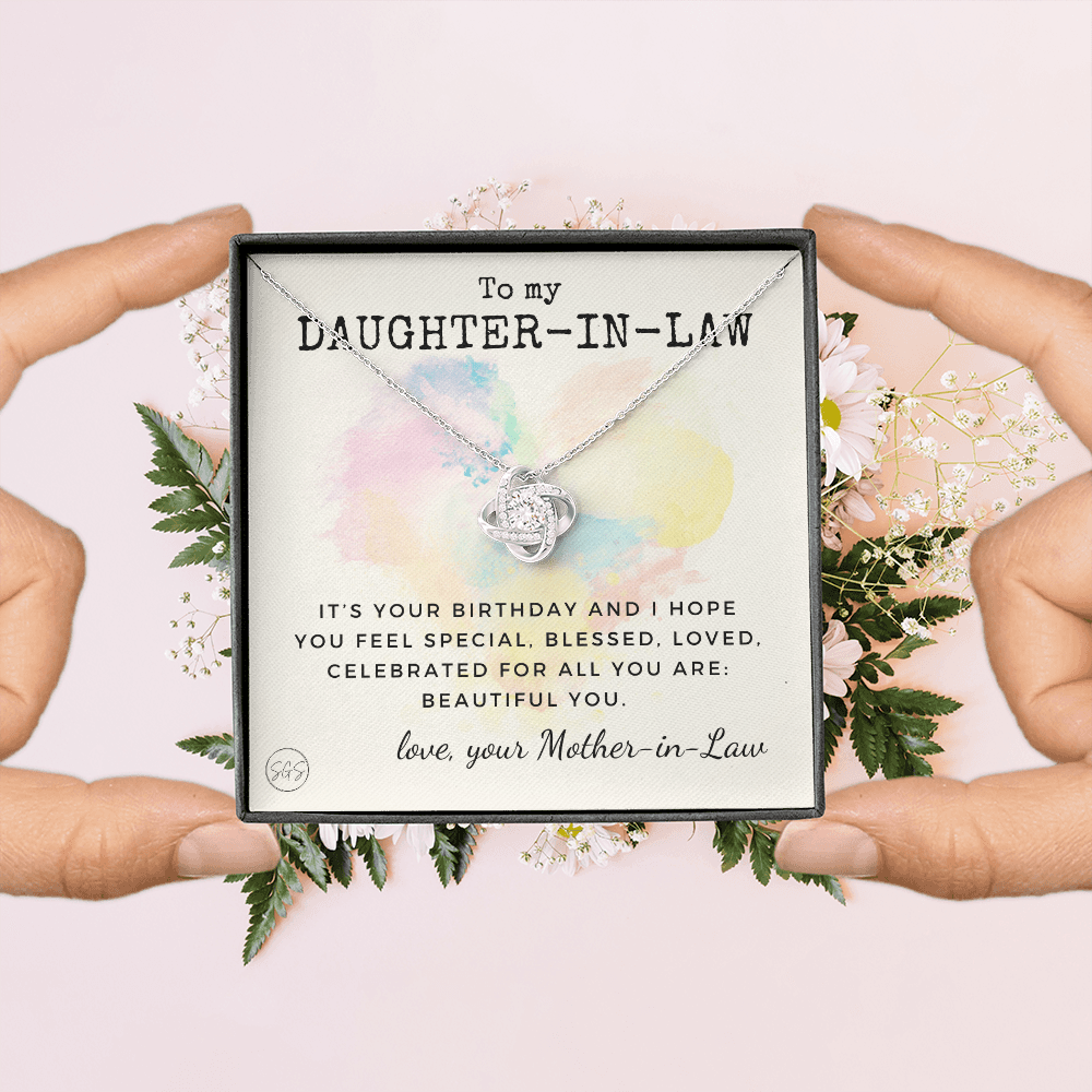 Daughter in Law Gift | Future DIL, Bonus Daughter, From Mother in Law, Father in Law, In Laws, For the Bride, Son's Wife, Fiance 1012DILhb2KA