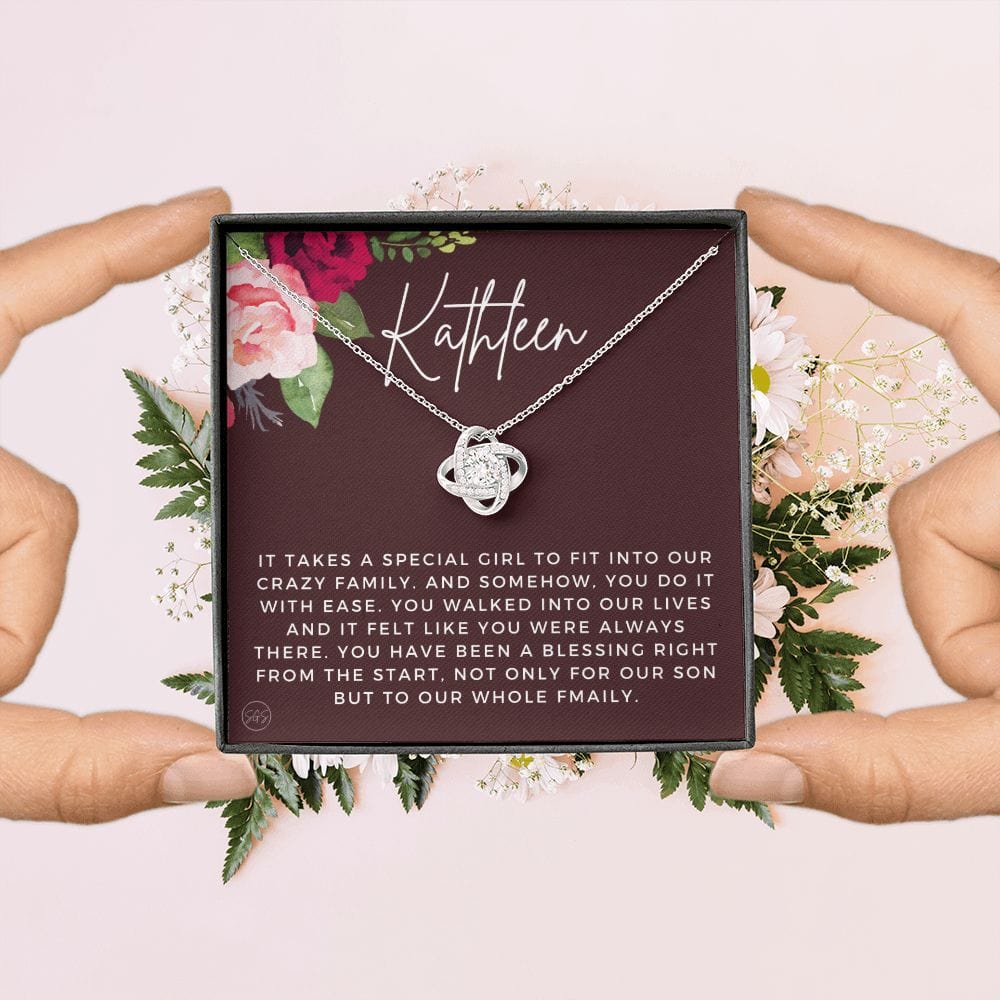 Custom Daughter-in-Law Gift | Personalized Name Necklace Gift, Christmas Gift For Daughter in Love, Birthday Gift for Her, Cute Small Gift