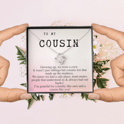 Gift for Cousin | Cousin Crew Necklace, Cousins and Best Friends, I Miss You Present, Gift for Birthday, Graduation, Thinking of You 2407K