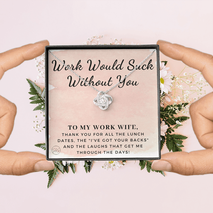 Work Wife Gift | Best Friend at the Office, Christmas, Favorite Co-Worker, Work, Job Anniversary, Employee, Boss, Small Business, Thank You, Bestie Funny 1029wdKA