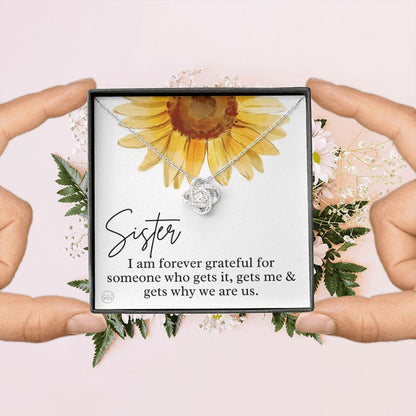 Sister Gift | Sister Christmas Gift, Sister Necklace, Birthday Gift for My Sister, Sentimental Gift Sisters, Christmas Gifts for Sister, 8