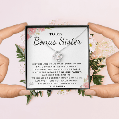 Bonus Sister Gift | Sister in Law Gift, Best Friend Necklace, Roommate, Step Sister, Christian, Birthday 25th, 16th, 30th, Christmas 1104aKA