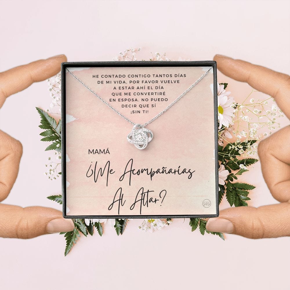 Mamá ¿Me Acompañarías Al Altar? | Mom, Will You Walk Me Down the Aisle? Give Me Away Proposal En Espanol, Spanish Mother of the Bride Gift 1