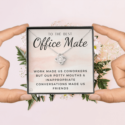 Office Mate Gift | Work Made Us Coworkers but Our Potty Mouths Made Us Friends, Office Bestie, Funny Christmas Gift, Cubicle 1111omaKA
