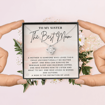 My Sister, An Incredible Mom | Gift for Pregnant Sister, Mother's Day Gift for Sister, Christmas Present for Sister-in-Law, New Mom, Second Child Baby Shower 1112scKA