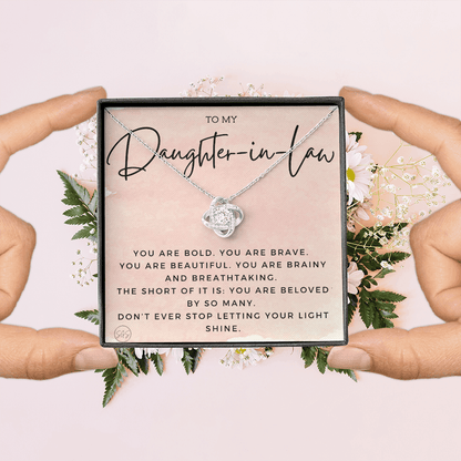 Daughter in Law Gift | Future DIL, Bonus Daughter, From Mother in Law, Father in Law, In Laws, For the Bride, Son's Wife, Fiance 1012DILhKA
