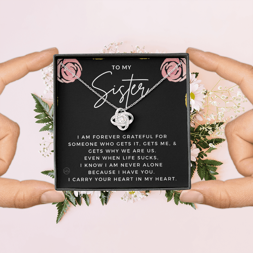 Gift for My Sister | You Are My Person, Thank You, Birthday, Sisters, Wedding, Christmas Gift to Sister From Sister, Sister-in-Law 1113cKA