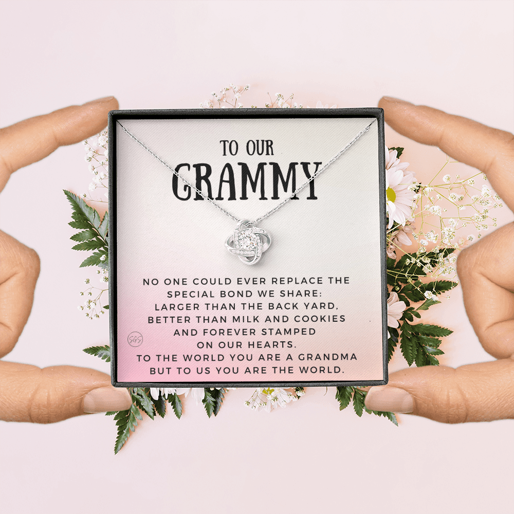 Gift for Grammy | Grandmother Nickname, Grandma, Mother's Day Necklace, Birthday, Get Well, Missing You, Grammy Definition, Christmas, From Family Grandkids  Granddaughter Grandson 1118aK