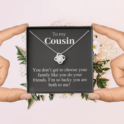 Gift for Cousin | Cousin Crew Necklace, Cousins and Best Friends, I Miss You Present, Gift for Birthday, Graduation, Thinking of You 2401K
