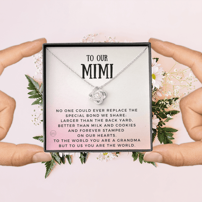 Gift for Mimi | Grandmother Nickname, Grandma, Mother's Day Necklace, Birthday, Get Well, Missing You, Mimi Definition, Christmas, From Family Grandkids  Granddaughter Grandson 1118bK