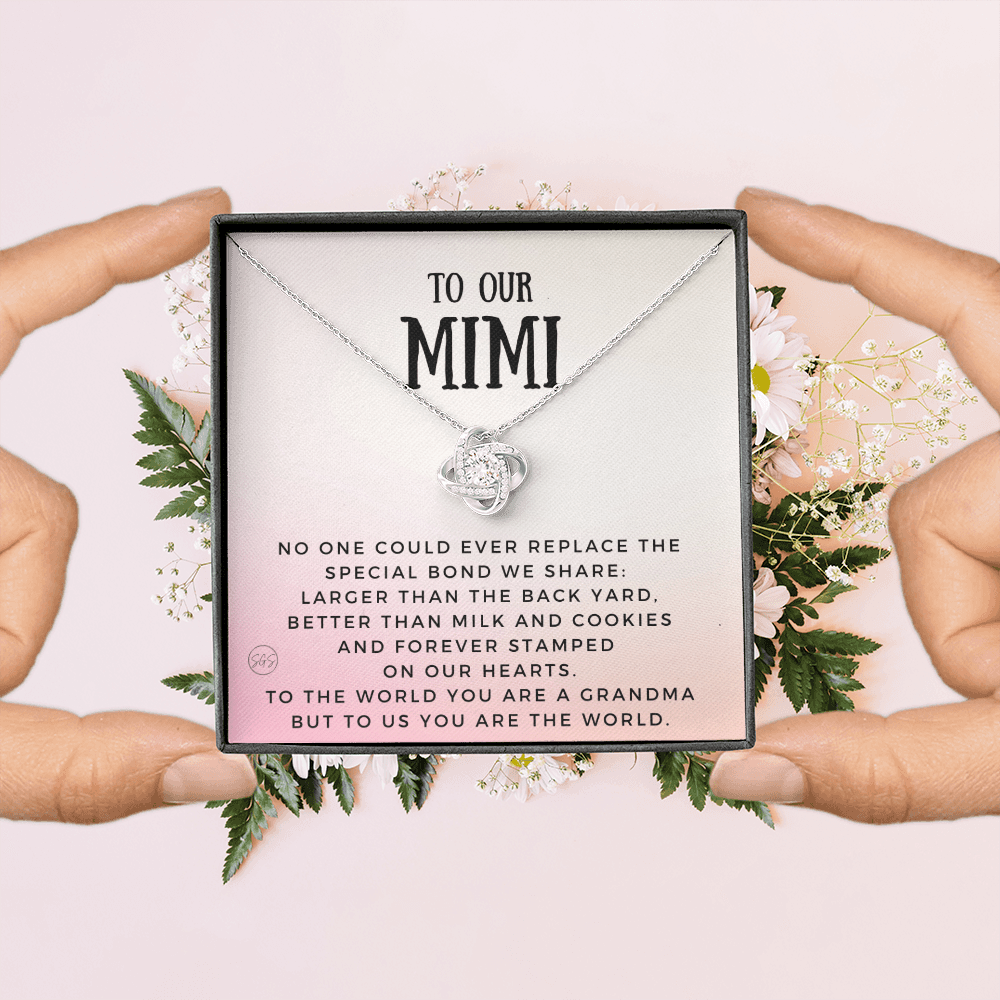 Gift for Mimi | Grandmother Nickname, Grandma, Mother's Day Necklace, Birthday, Get Well, Missing You, Mimi Definition, Christmas, From Family Grandkids  Granddaughter Grandson 1118bK