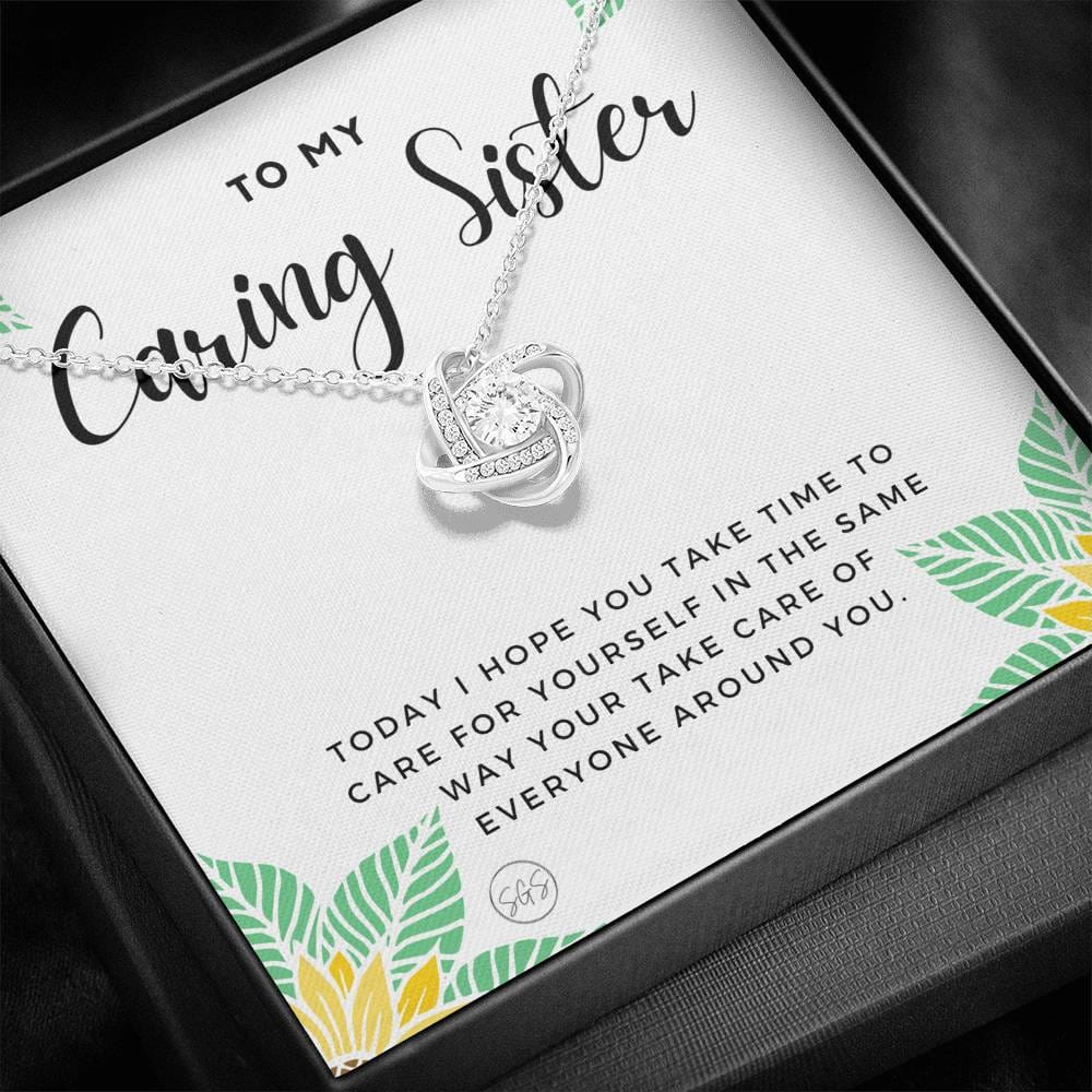 Caring Sister 0706L Necklace Love Knot