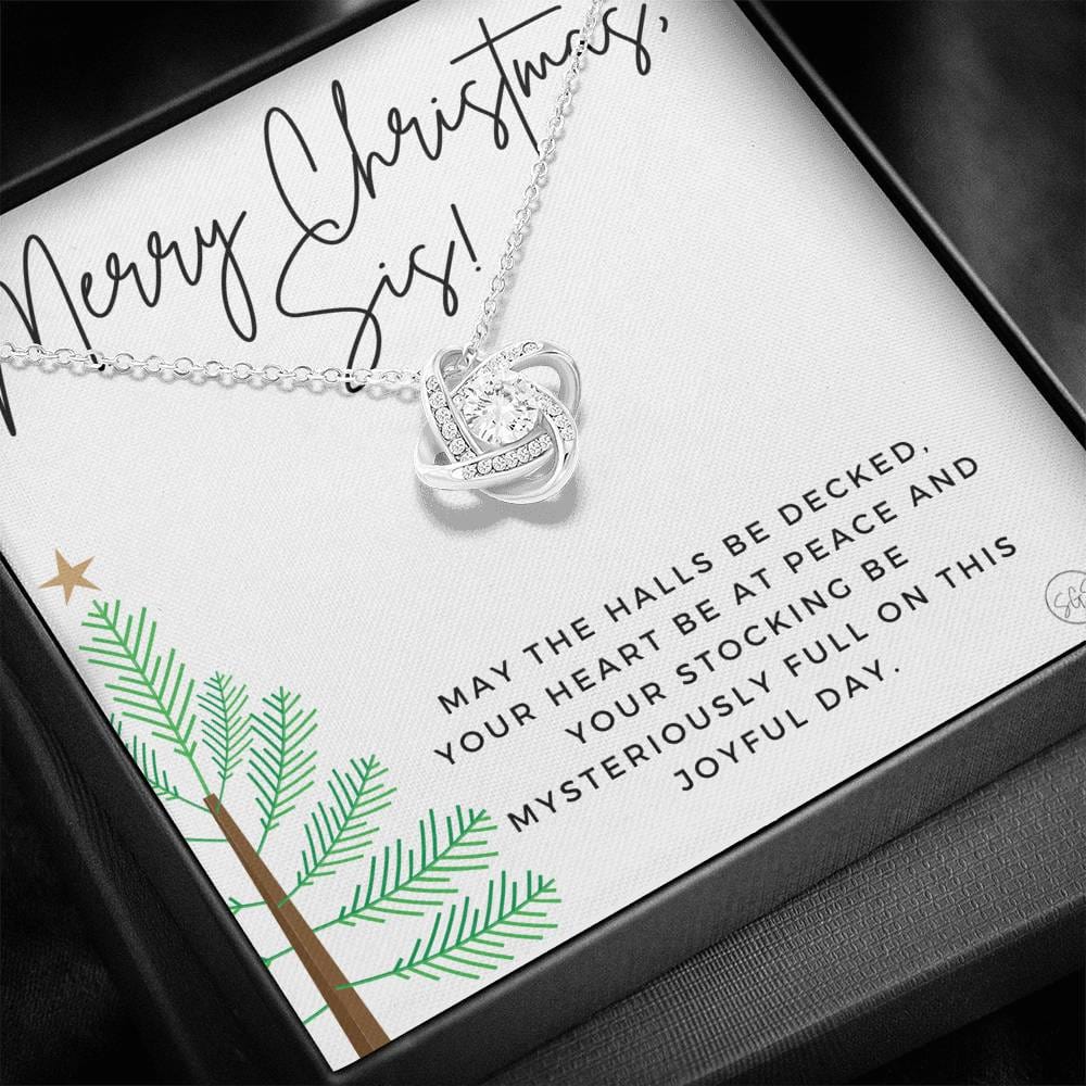 Xmas Sis 0712n Necklace Love Knot
