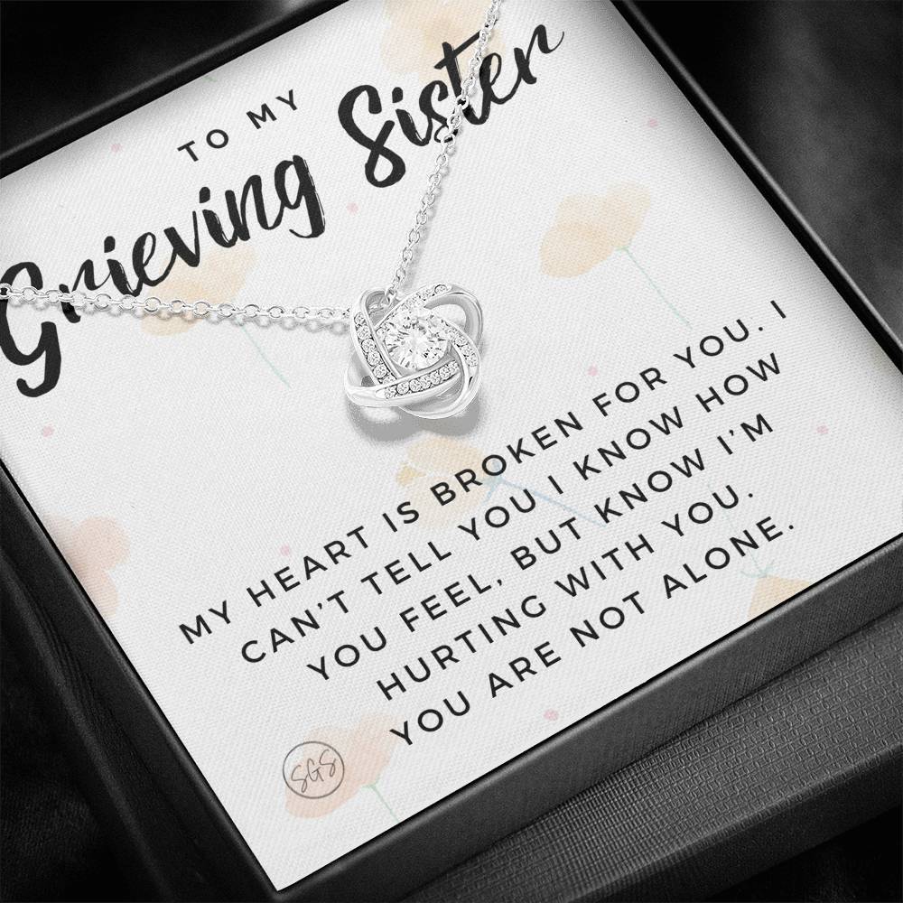 grieving sister 0709d Necklace Love Knot