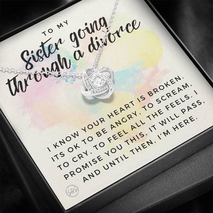 sister divorce -0709a Necklace Love Knot