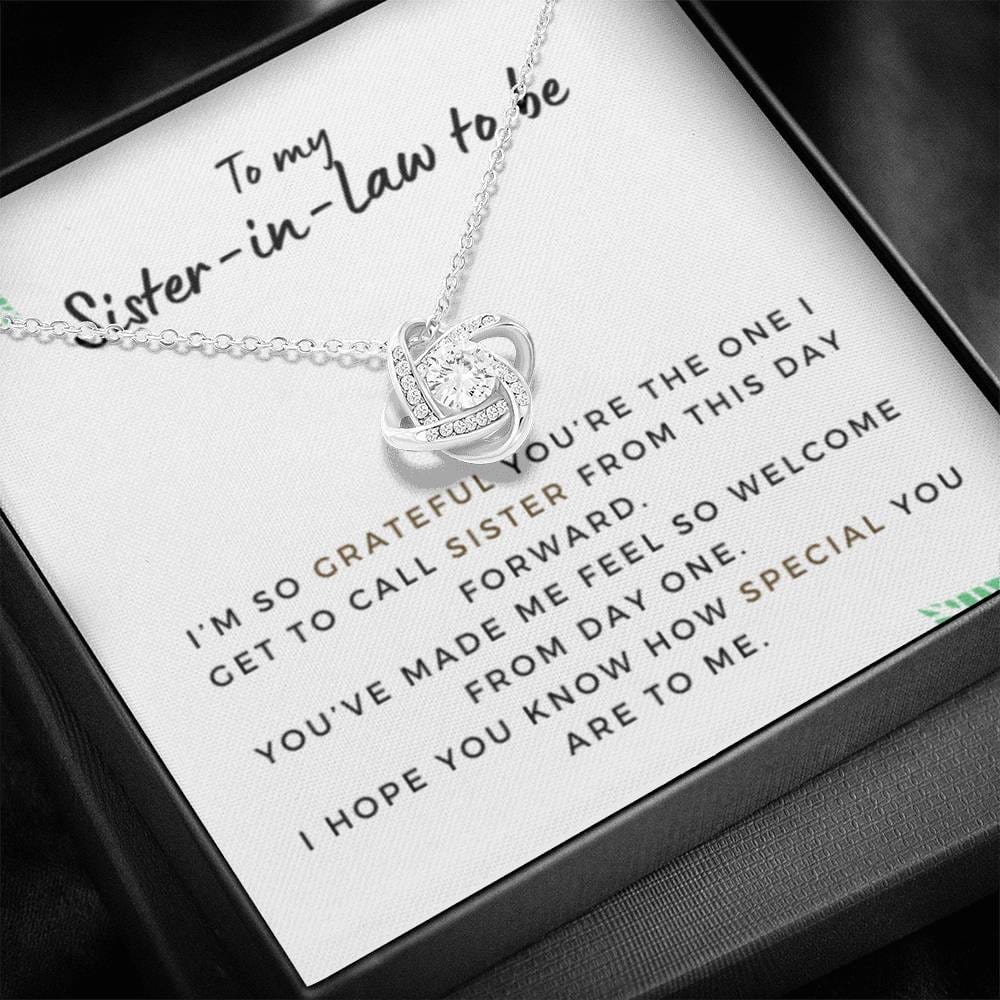 SisterinlawtoBeGrateful Necklace Love Knot