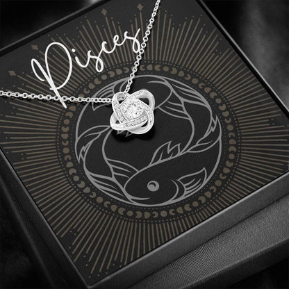 pisces Necklace Love Knot