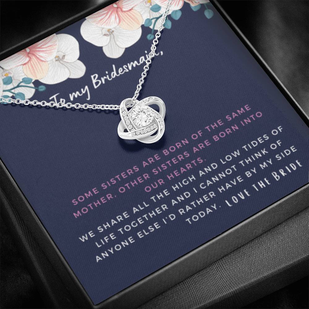 Sisters Born Into Our Hearts - Orchid Love Knot