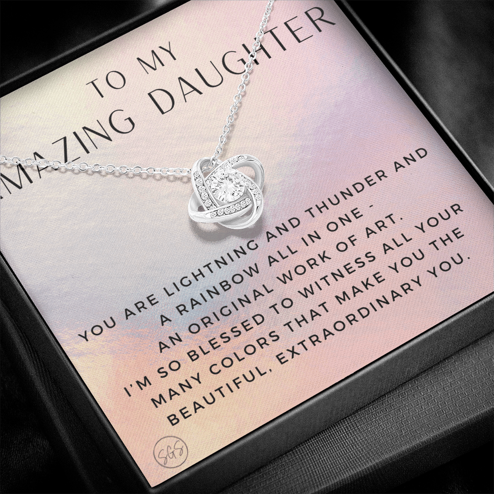 1129dc Necklace Love Knot
