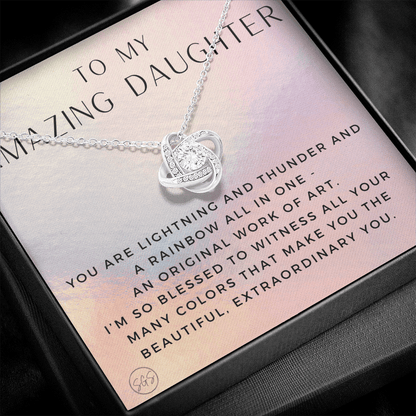 1129dc Necklace Love Knot