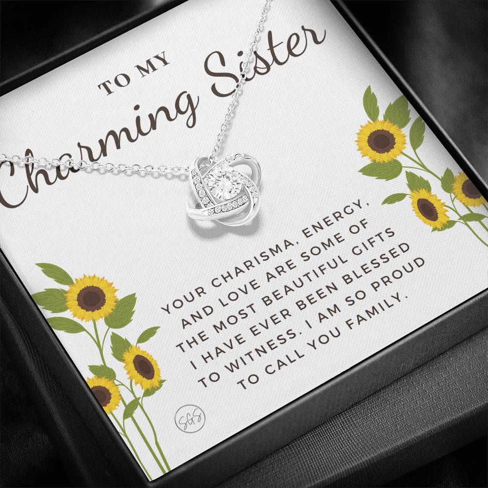 Charming Sister 0706D Necklace Love Knot
