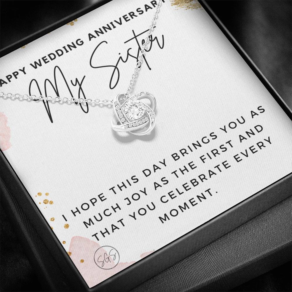 Sister Wedding Anni 0707e Necklace Love Knot