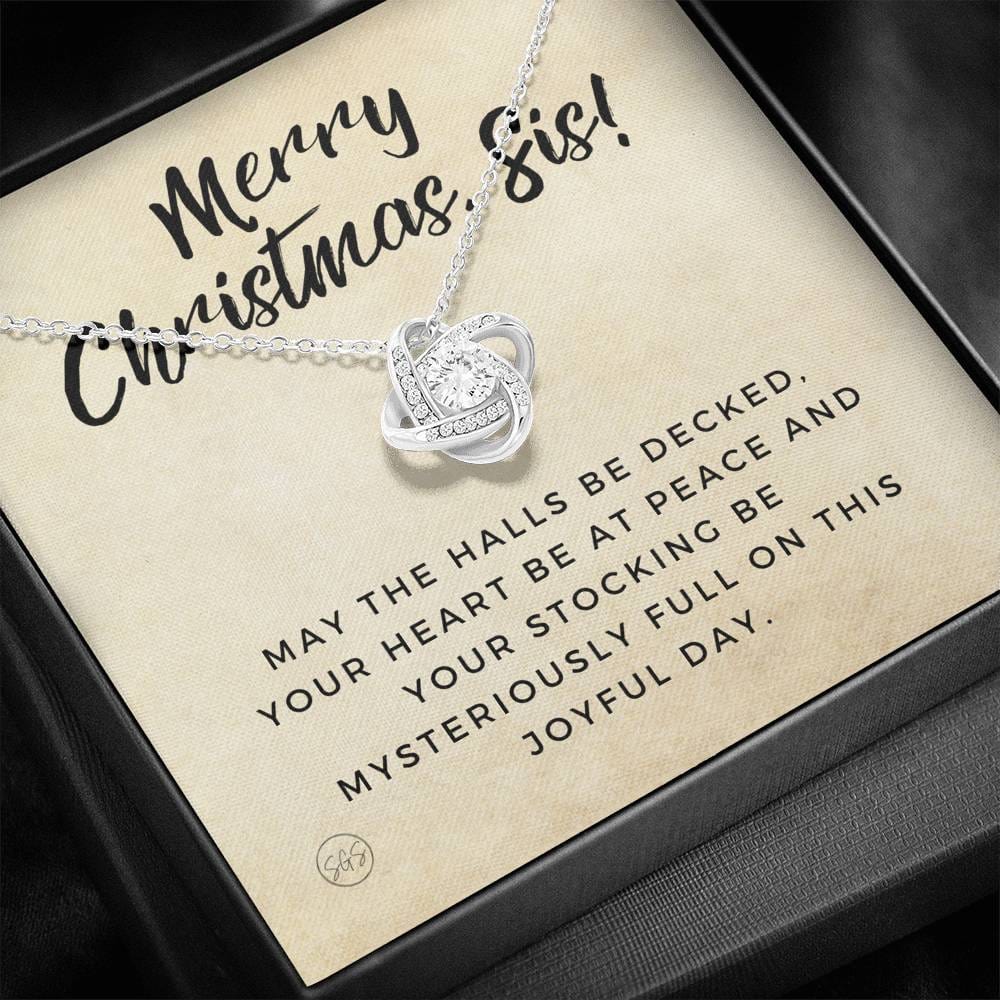 Xmas Sis 0712l Necklace Love Knot