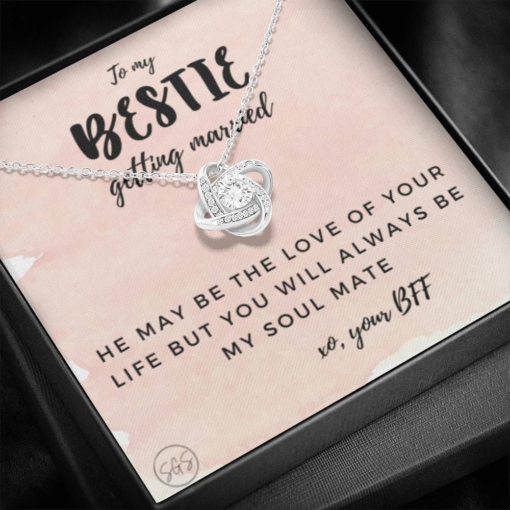 ToMyBestieGettingMarried0622 Necklace Love Knot