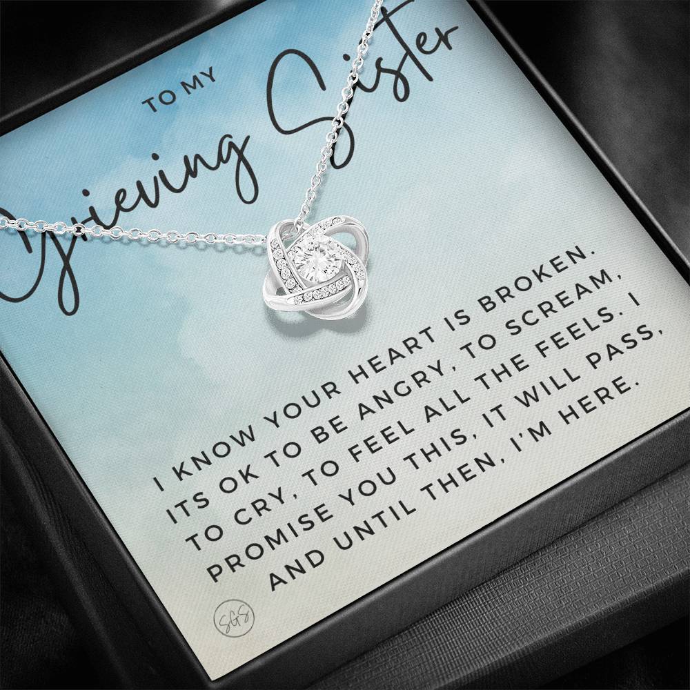 grieving sister 0709c Necklace Love Knot