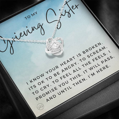 grieving sister 0709c Necklace Love Knot