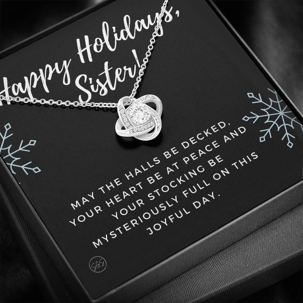 Xmas Sis 0712o Necklace Love Knot