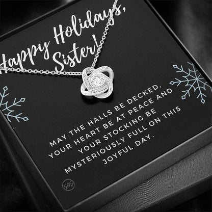 Xmas Sis 0712o Necklace Love Knot