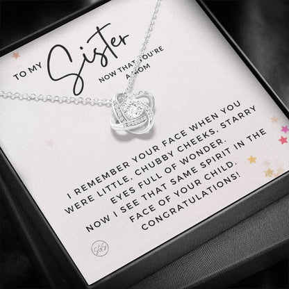 Sister New Mom 0705J Necklace Love Knot