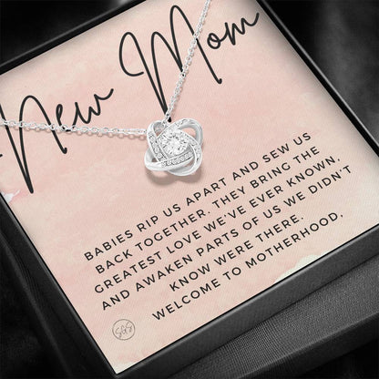new mom 0709m Necklace Love Knot