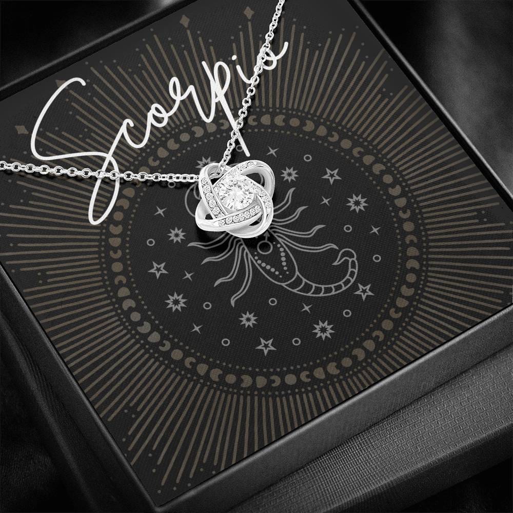 scorpio Necklace Love Knot