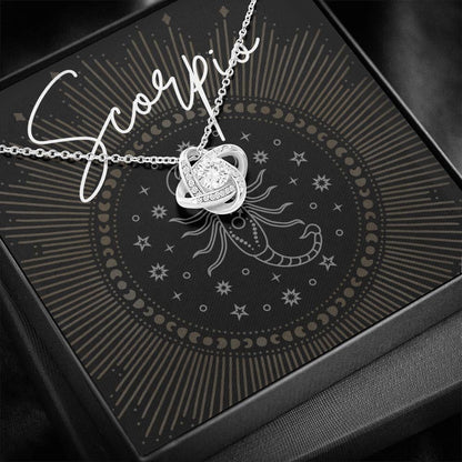 scorpio Necklace Love Knot