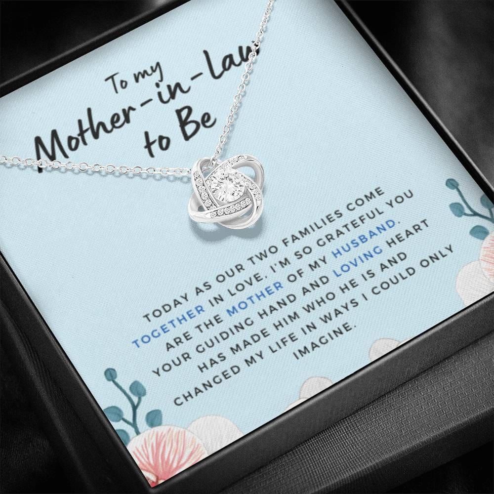 MotherinlawtoBeGuidingHand Necklace Love Knot
