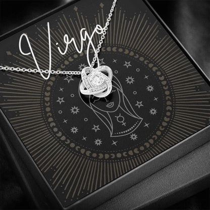 virgo Necklace Love Knot